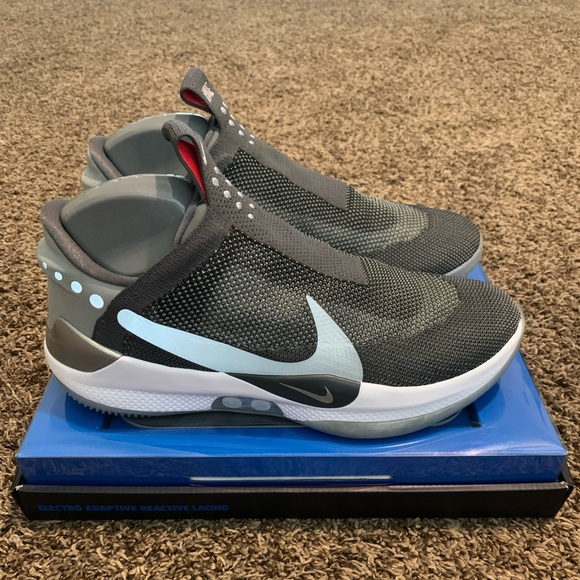nike adapt bb dark grey mens